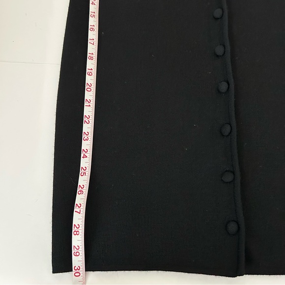 Anne Klein II Long Wool Button Up Long Sleeve Cardigan Sweater Dress - Large - Picture 11 of 15